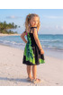 Hand Painted Rayon Kids Dress